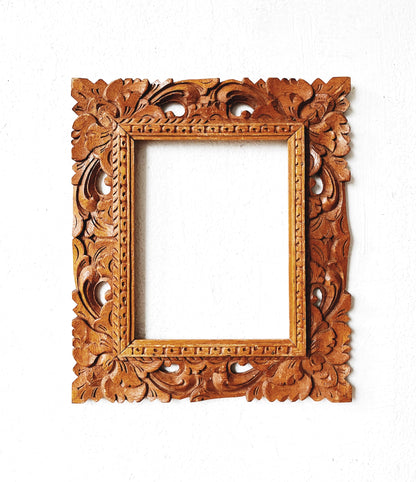 Vintage Carved Wood Frame