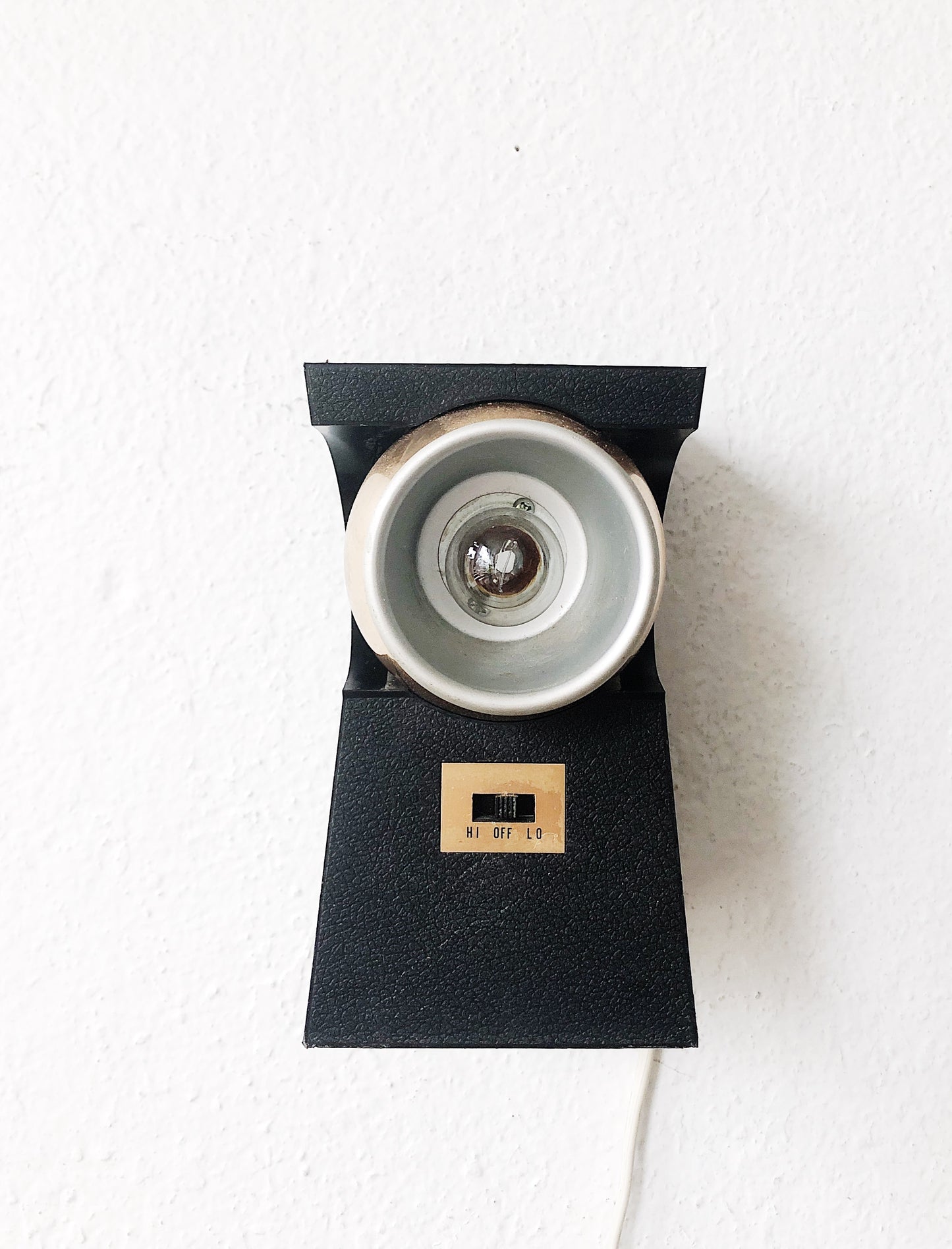 RESERVED Vintage Eyeball Spotlight Sconce
