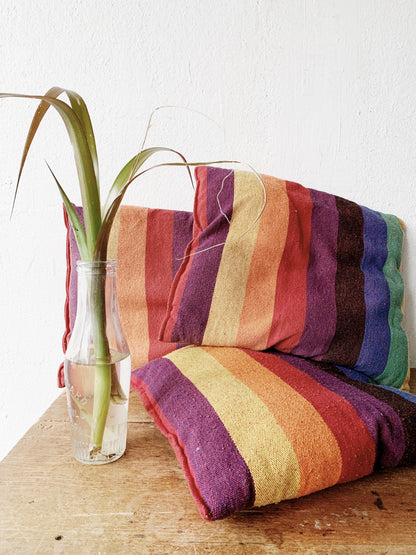 Handmade Rainbow Pillow