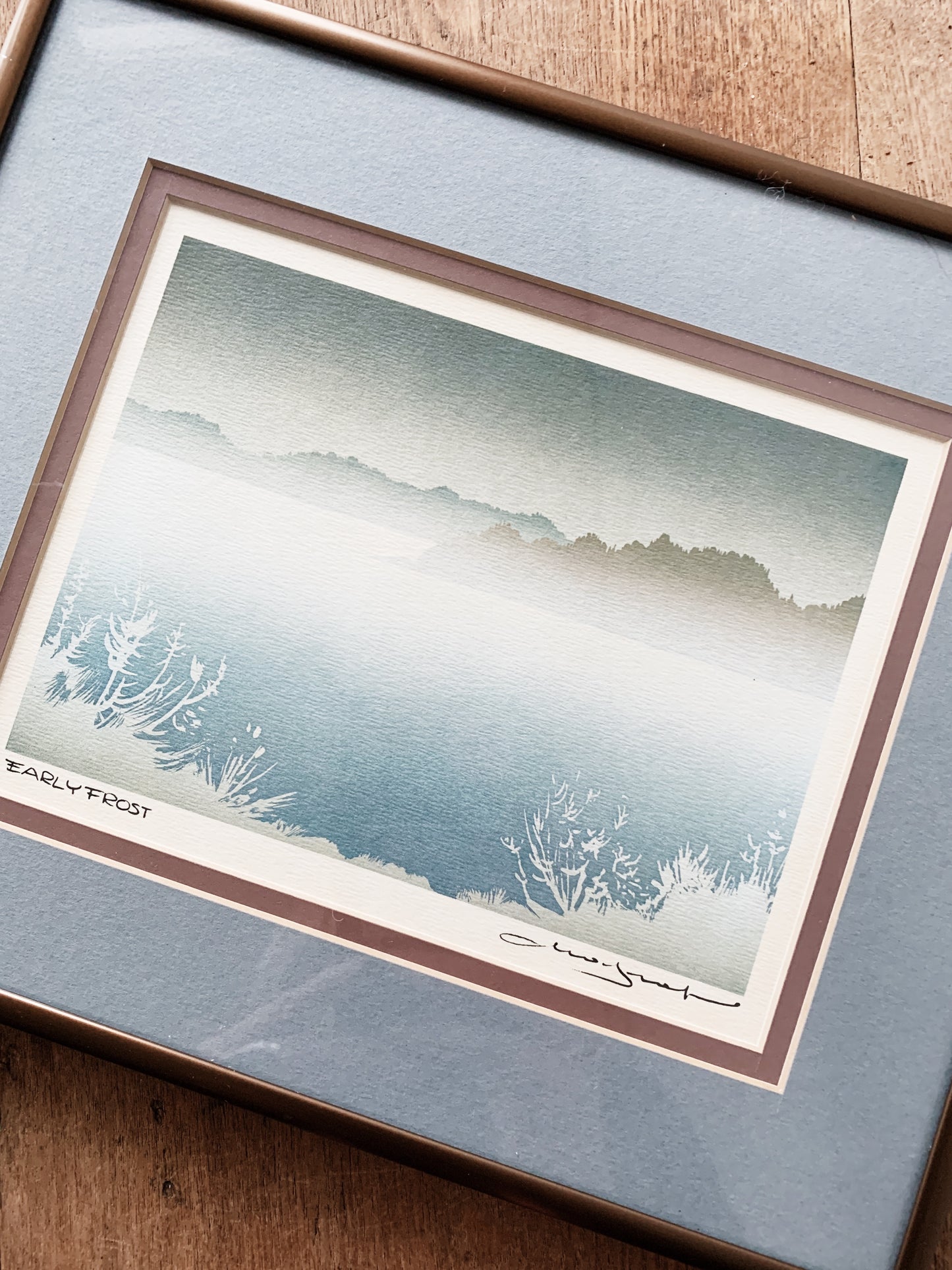 Early Frost Vintage Serigraph