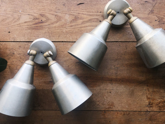 Vintage Mid Century Double Spot Sconce