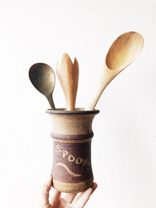 Vintage Utensil Crock