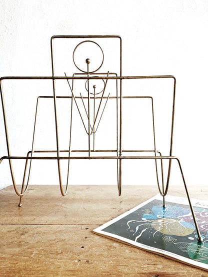 Mid Century Metal Rack