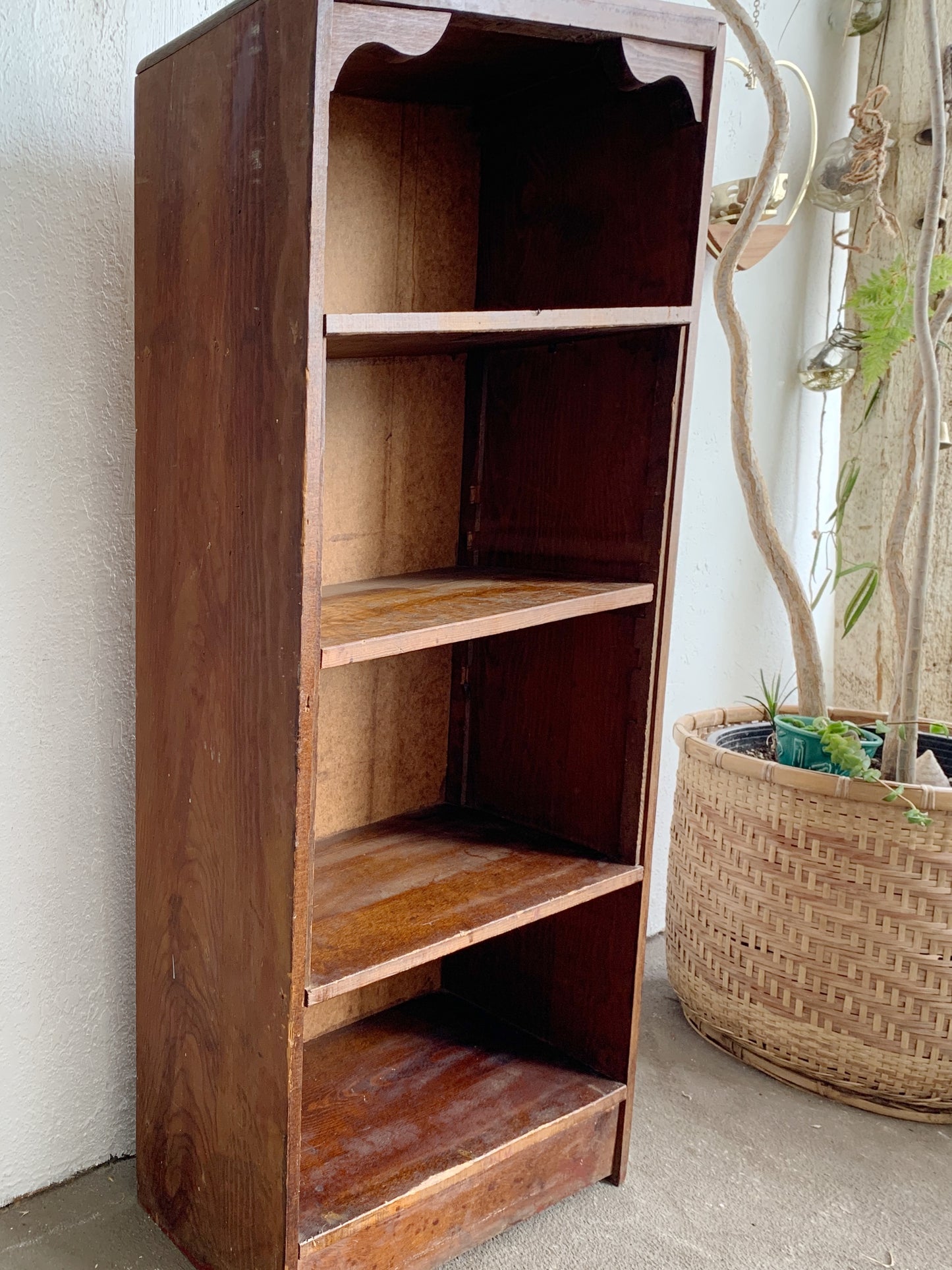 Antique Wood Bookcase / Shelf