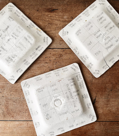 Handmade Glaze Test Plates