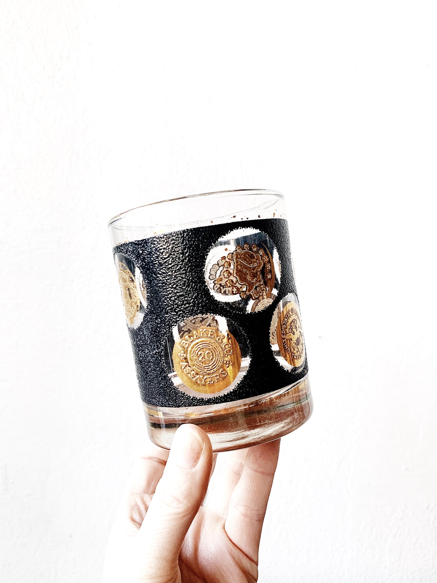 Vintage Low Ball Cocktail Glasses