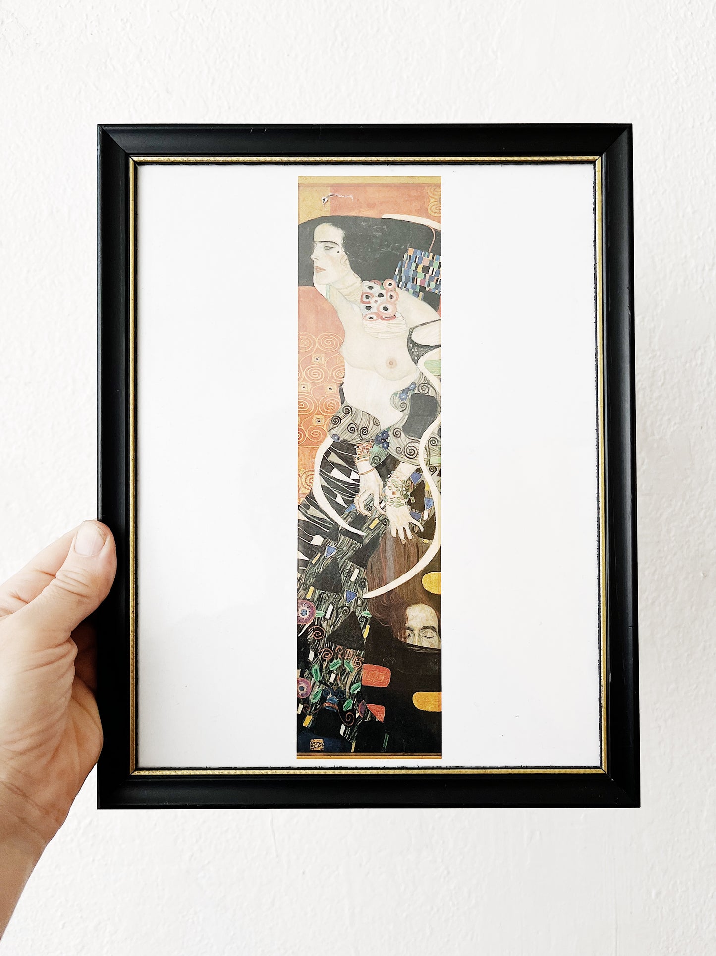 Vintage Framed Klimt Print