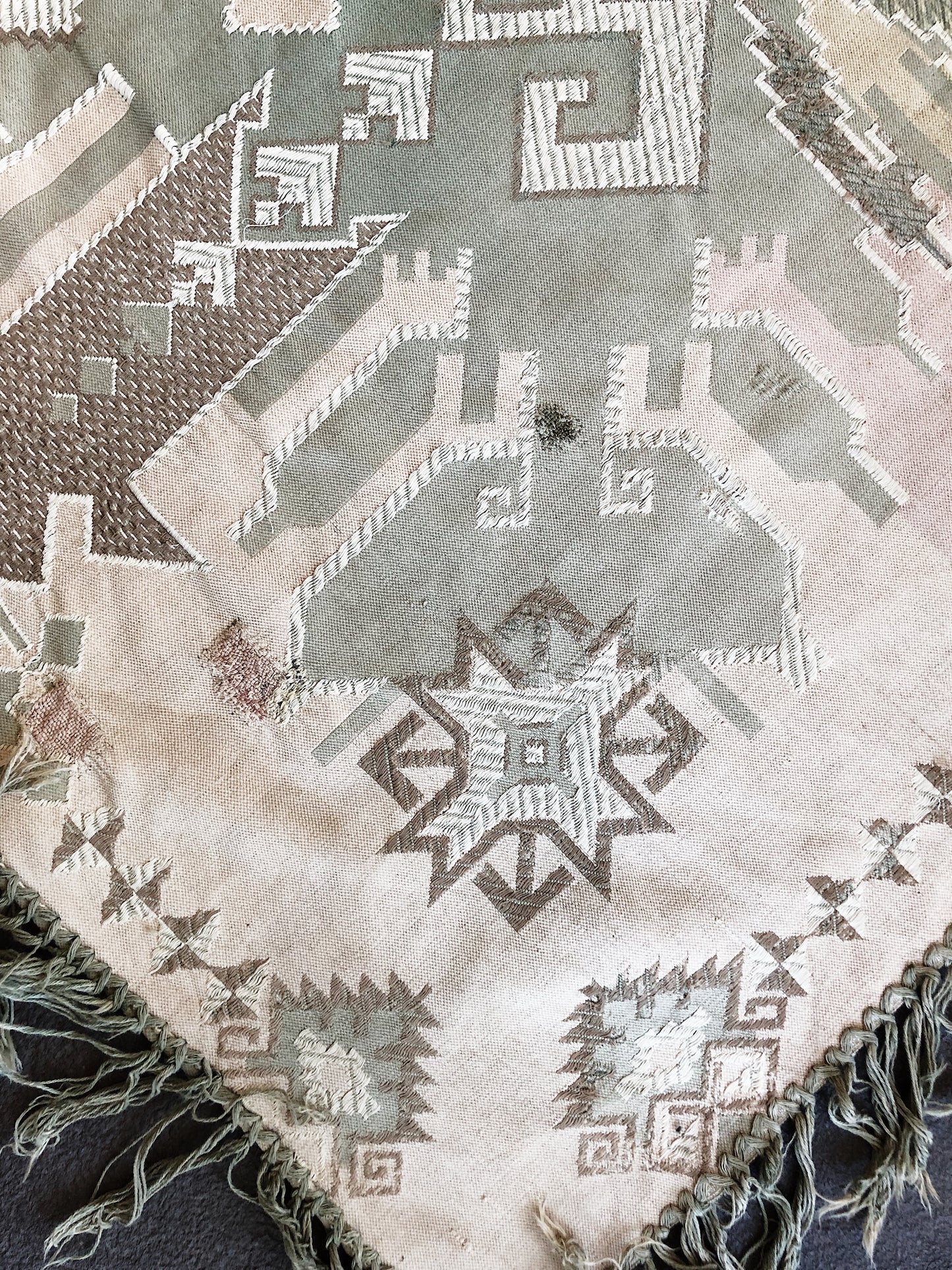 Stunning Cotton Woven Tapestry / Rug