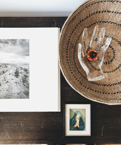 Vintage Handblown Glass Hand Incense Burner