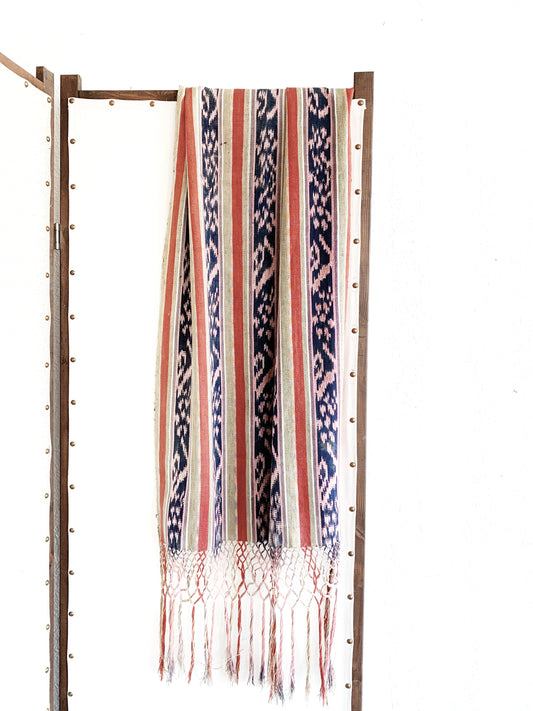 Vintage Woven Ikat Runner