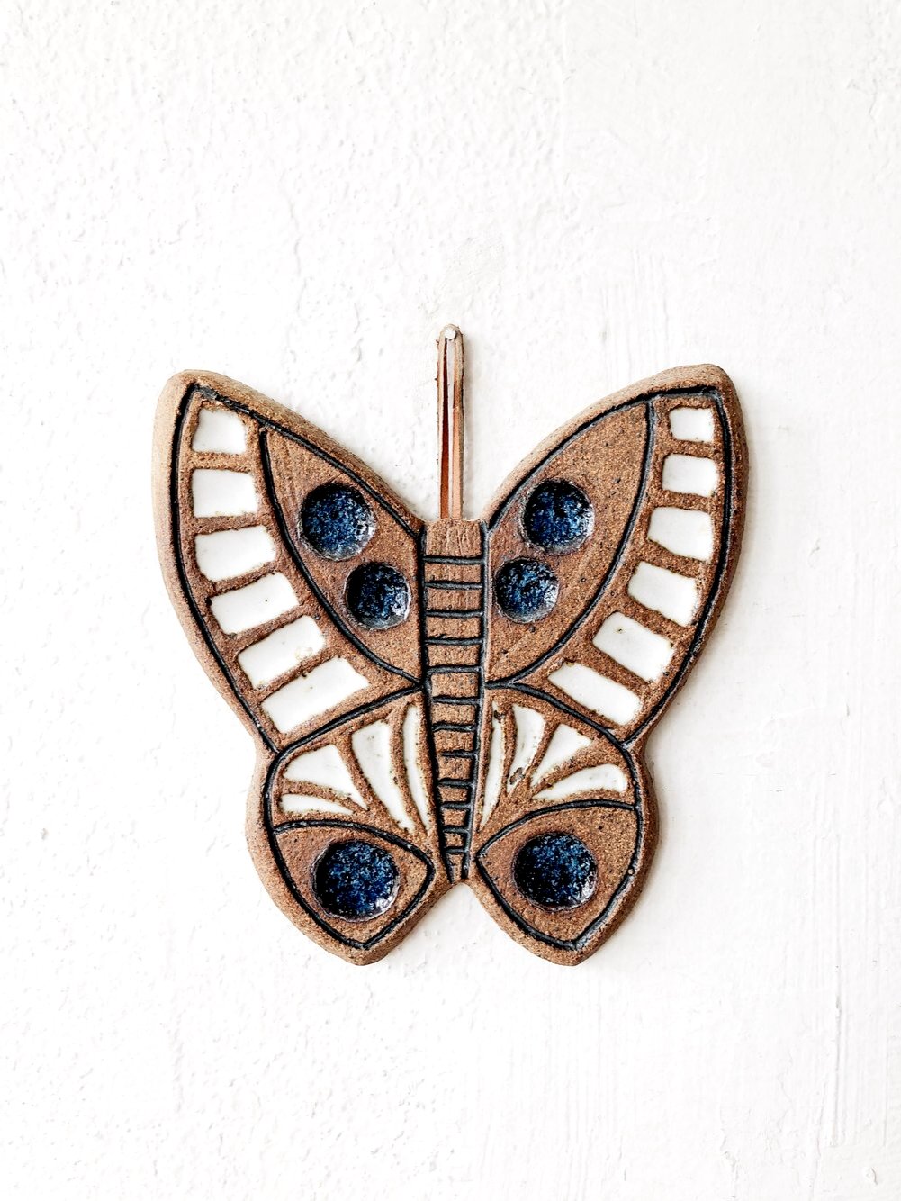 Stoneware Butterfly Wall Hanging