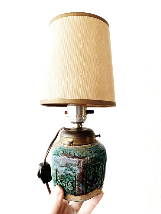 Petite Vintage Pottery Lamp