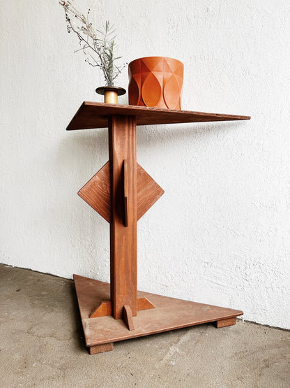 Handmade Vintage Folk Art Table