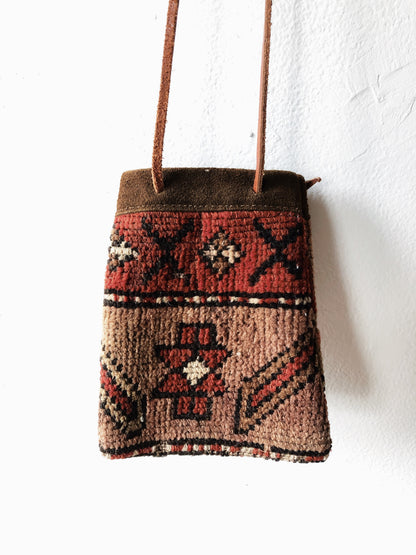 Petite Reversible Kilim Pouch