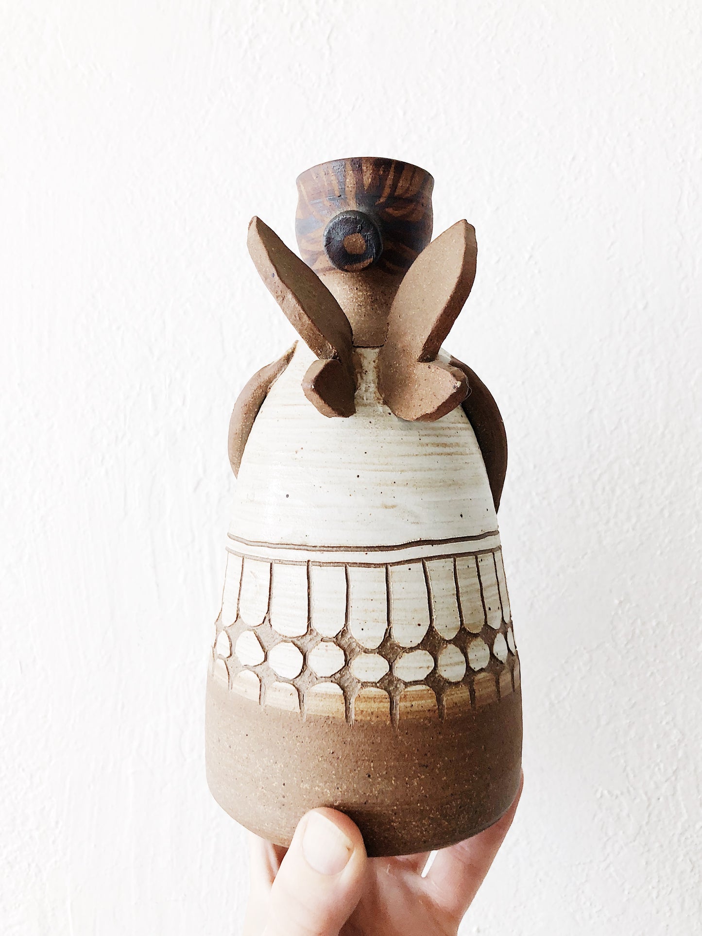 Vintage 1970s Angel Candleholder