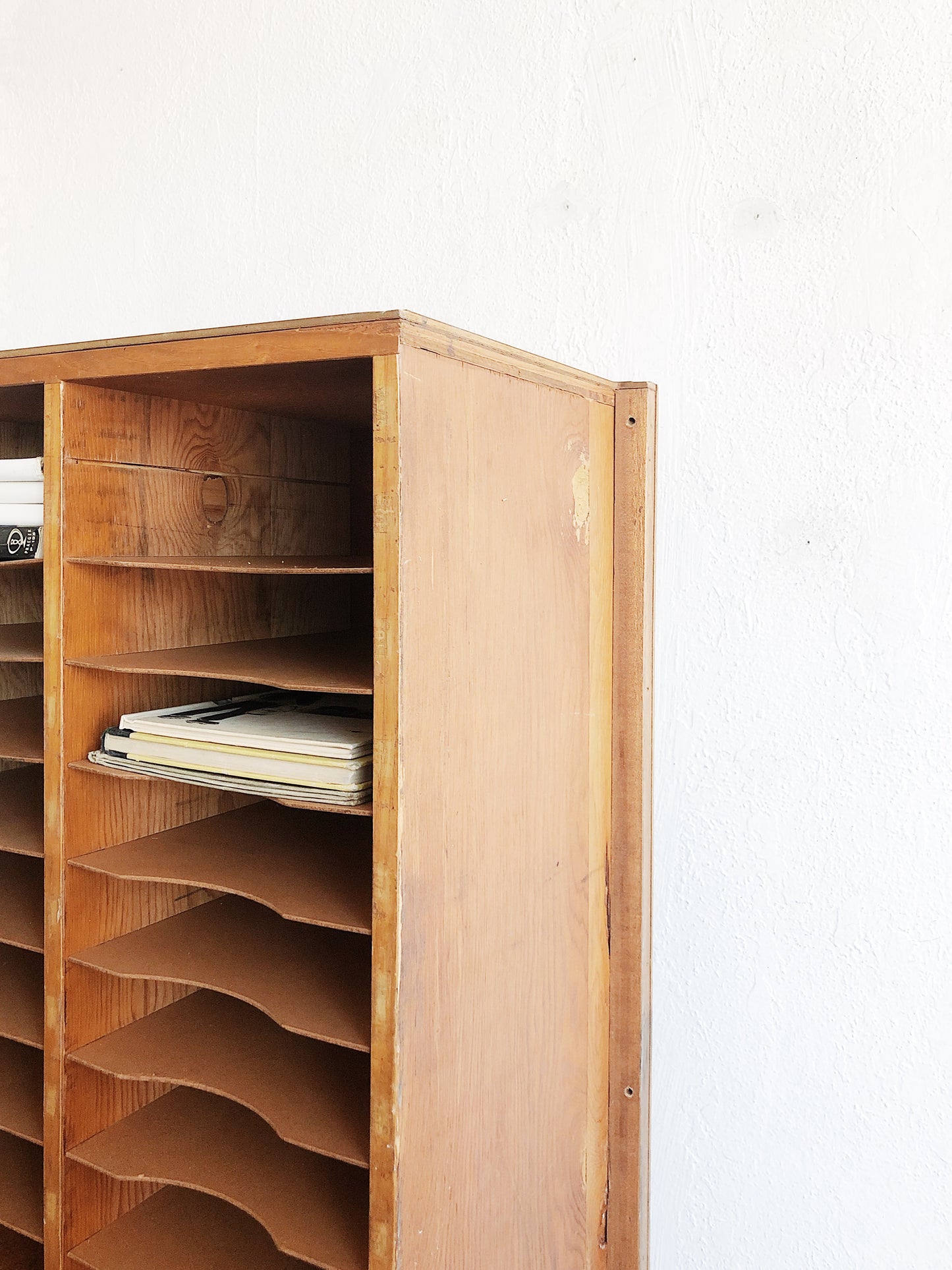 Handmade Vintage Flat File / Album Storage