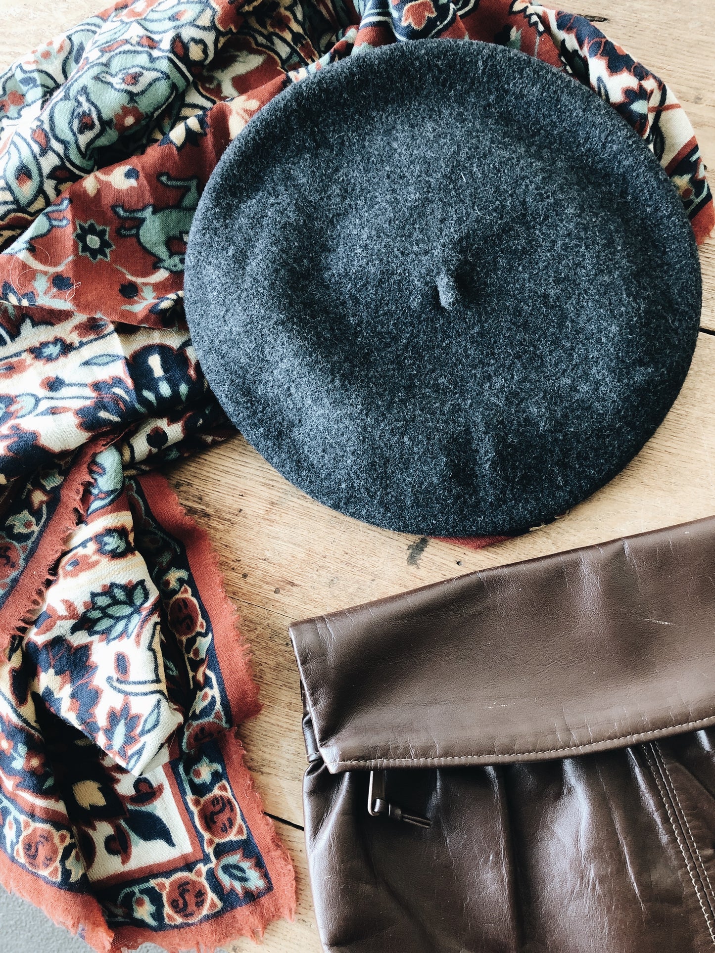 Vintage Wool Beret