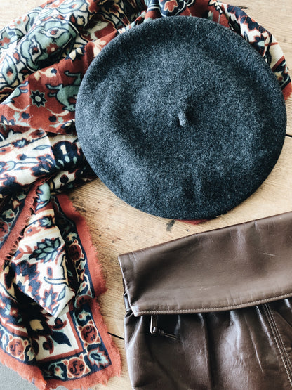 Vintage Wool Beret