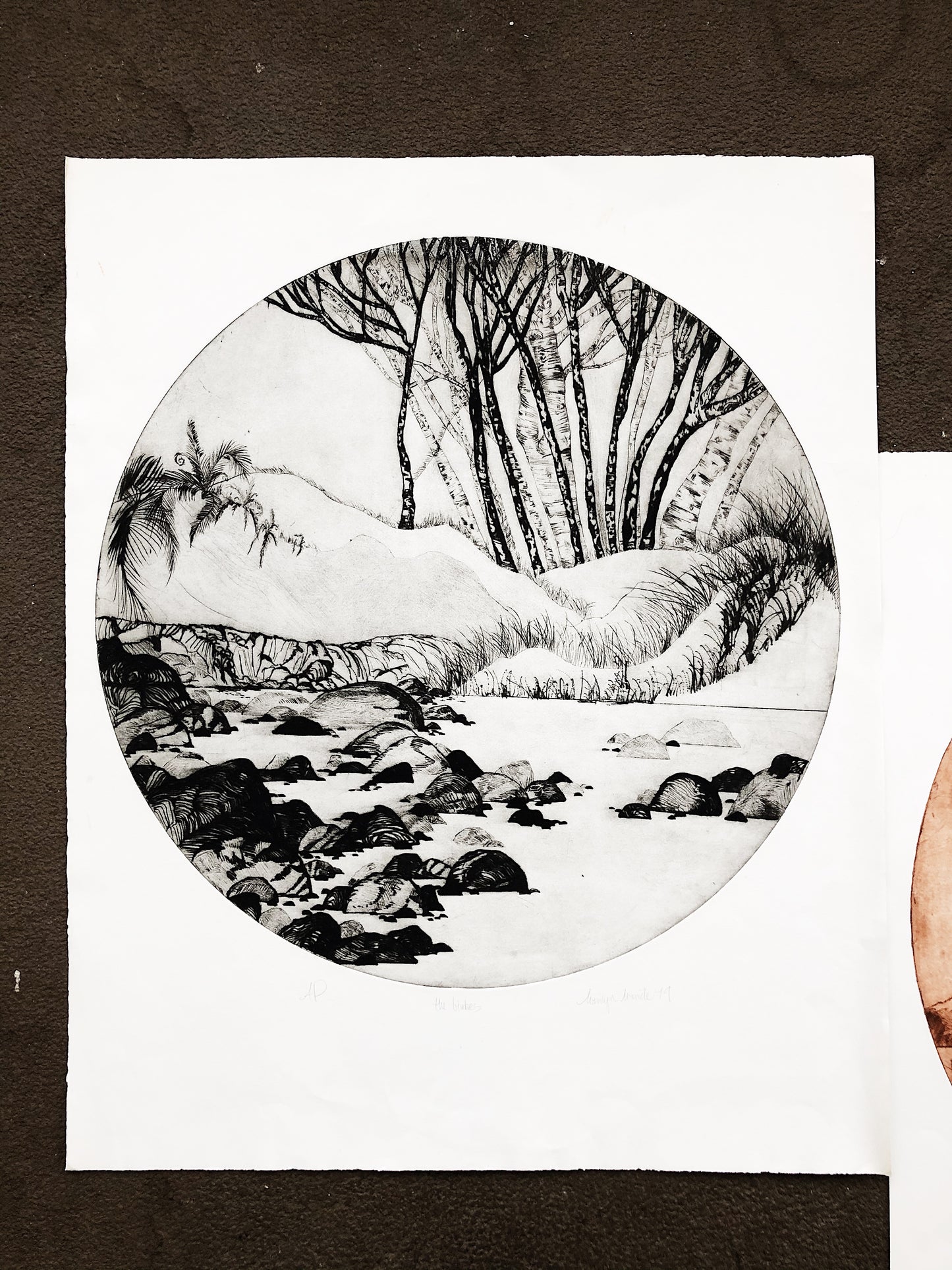 Large Scale Original Etching