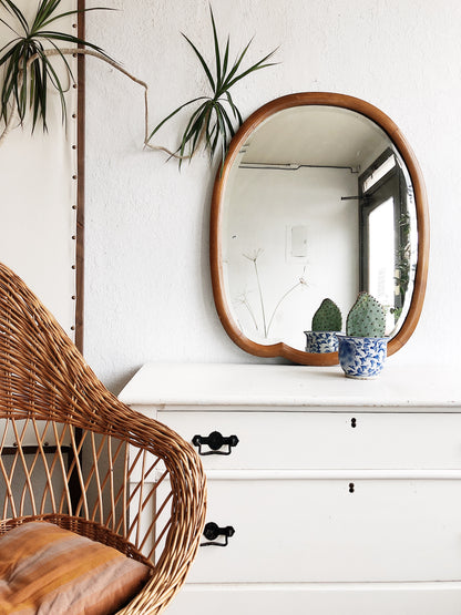 Antique Low White Dresser