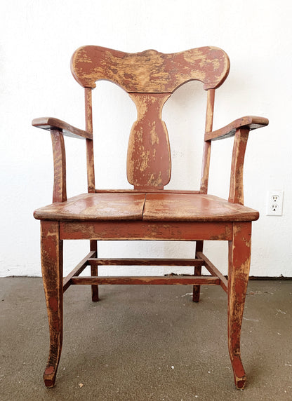Antique Painted Wood Chair