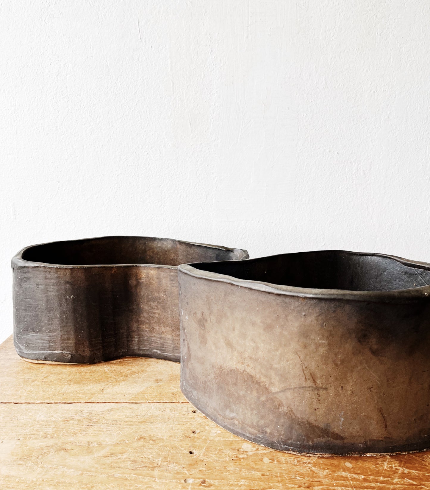 Handmade Raku Planter