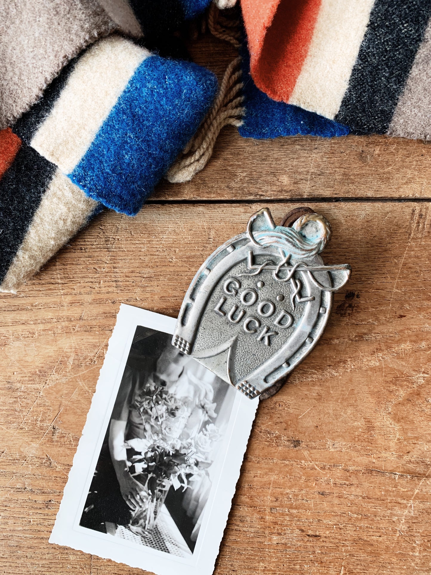 Vintage Good Luck Hanging Clip