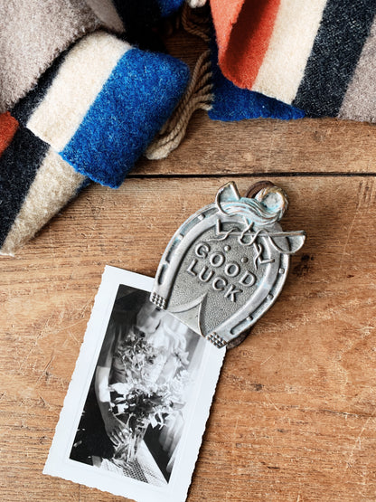 Vintage Good Luck Hanging Clip