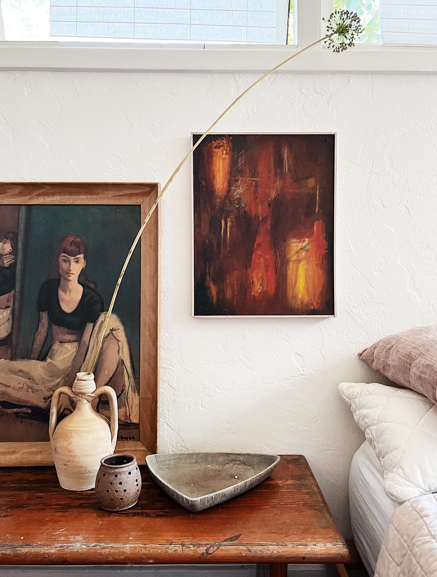 Vintage Original Abstract Oil Painting