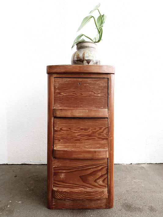1940’s Three Drawer Wood Chest