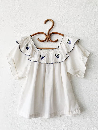 Vintage Cotton Embroidered Top