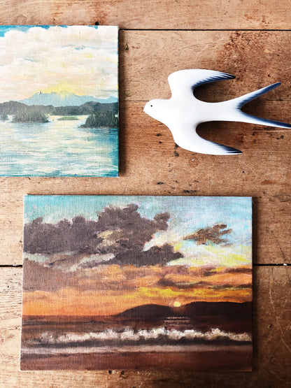 Vintage Porcelain Swallow Hanging
