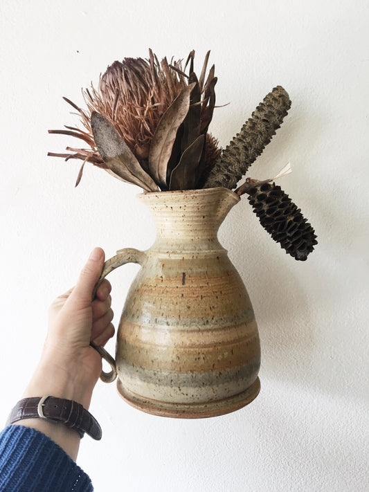 Handmade Stoneware Pitcher