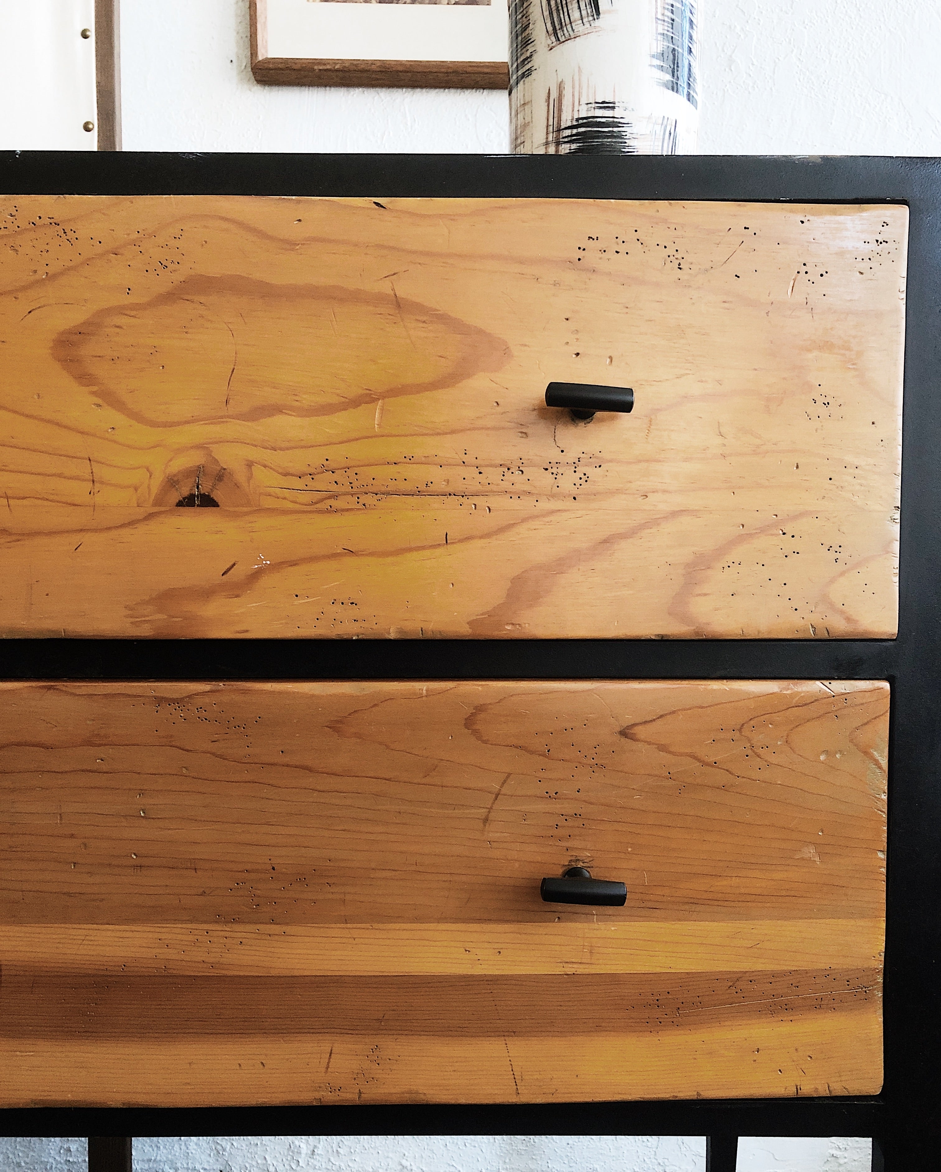 Vintage Metal and Wood Dresser / Buffet - Thumbnail 3