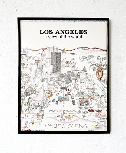 Vintage 1970s Los Angeles Poster