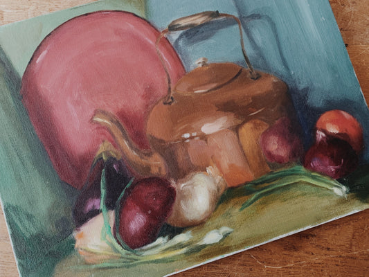 Vintage Still Life Painting