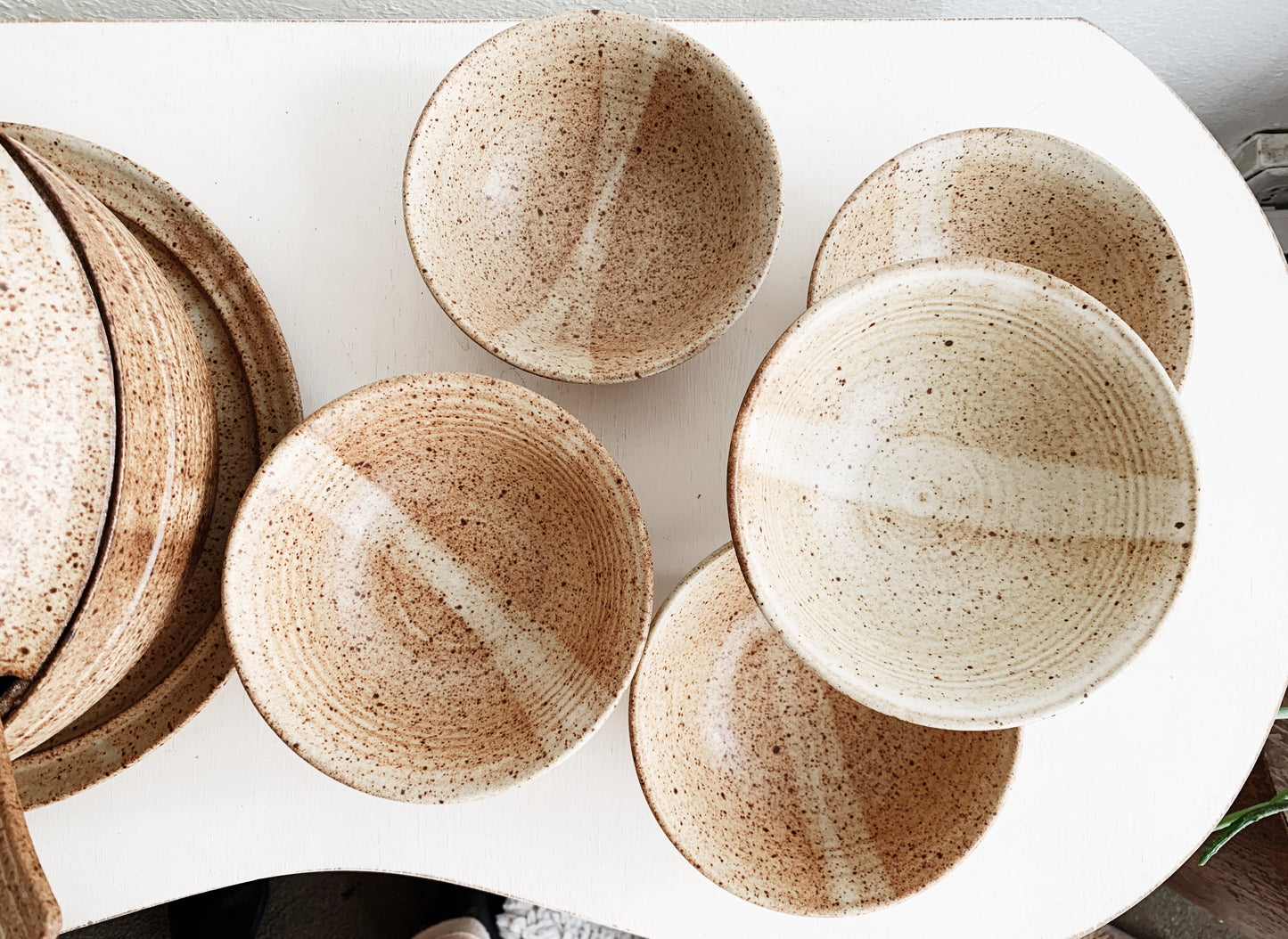 RESERVED Wool Dhurrie Rug/ Pozole Set