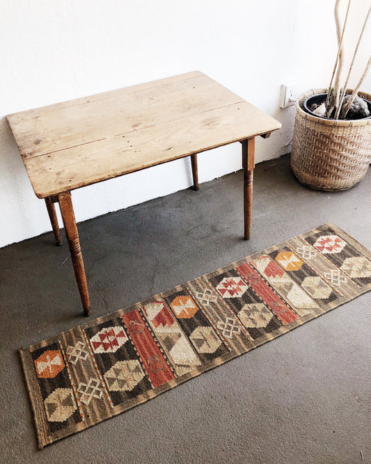 Vintage Skinny Kilim Rug