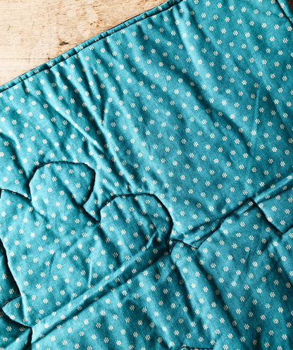 Vintage Quilted Cactus Textile
