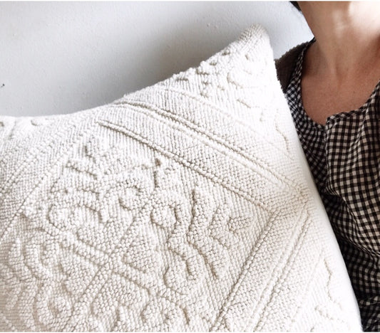 Vintage Hooked Pillows