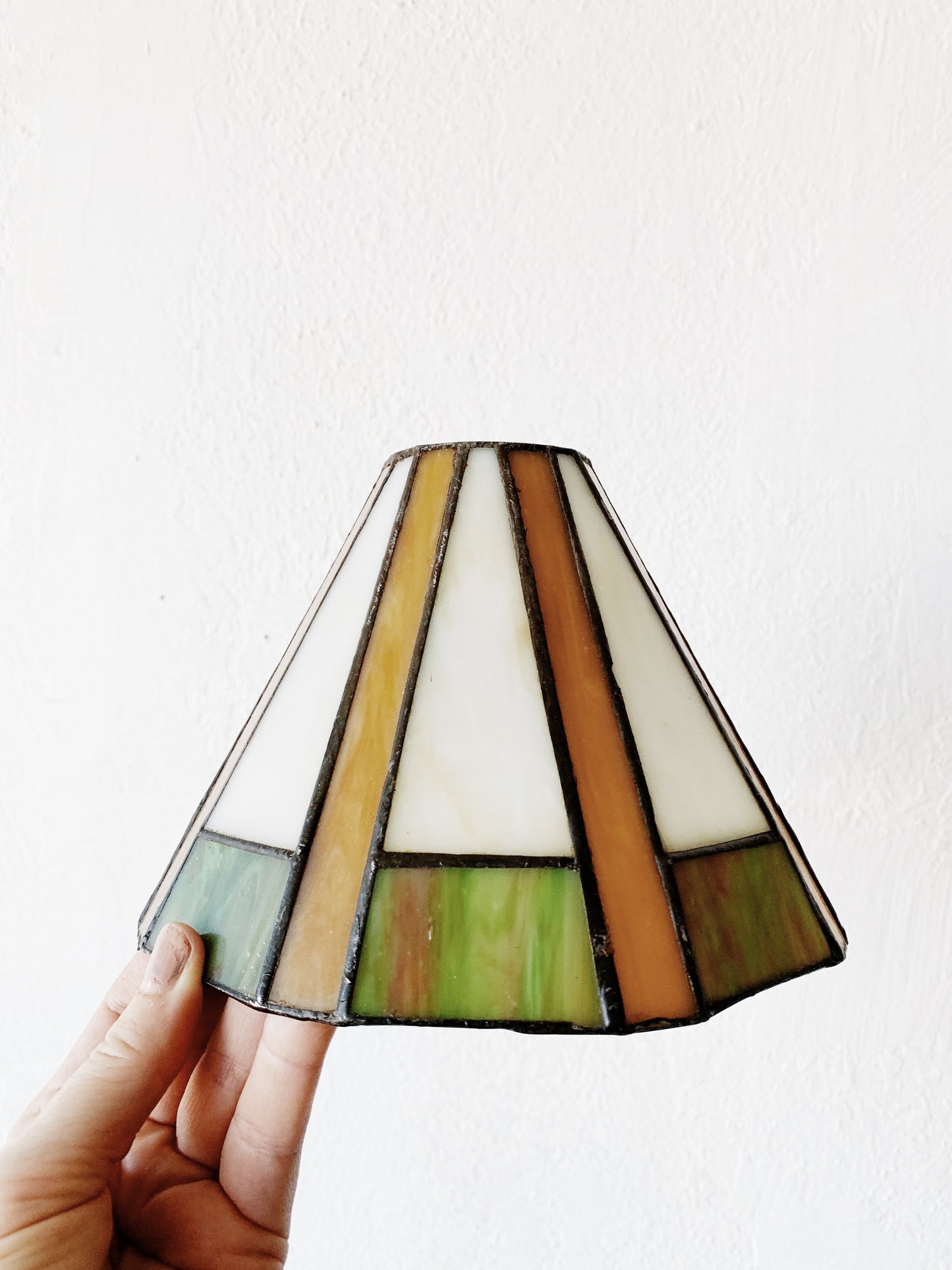 Vintage Stained Glass Shade