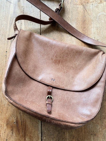 Vintage J Crew Leather Satchel