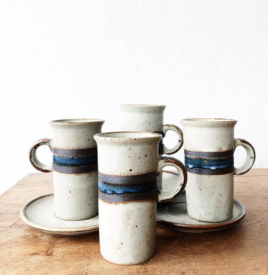 Vintage Otagiri Horizon Mugs and Saucers