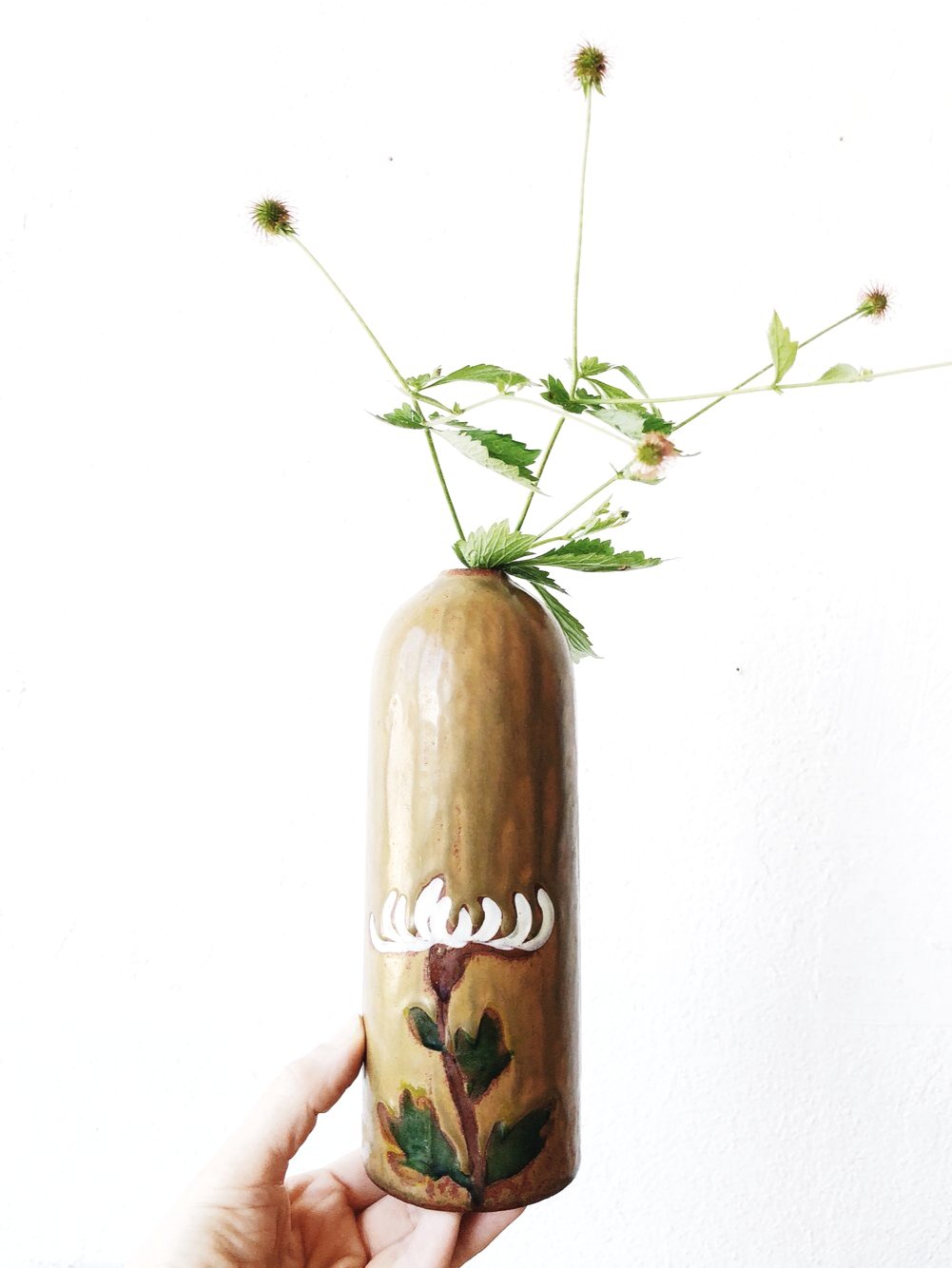 Vintage Art Pottery Vase