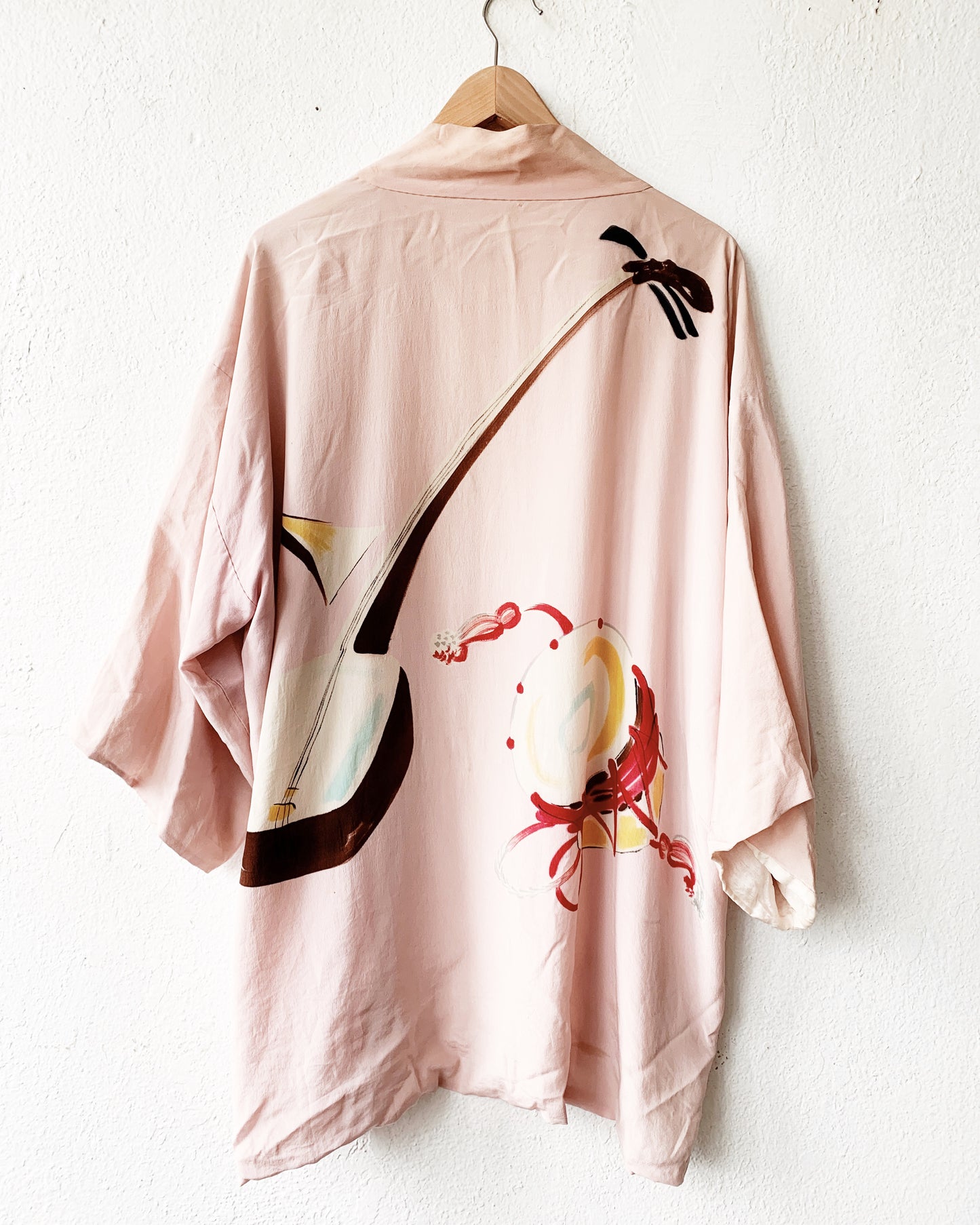 Vintage Hand Painted Silk Kimono