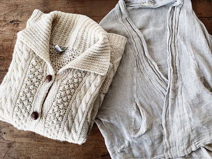 Vintage Wool Fisherman Sweater