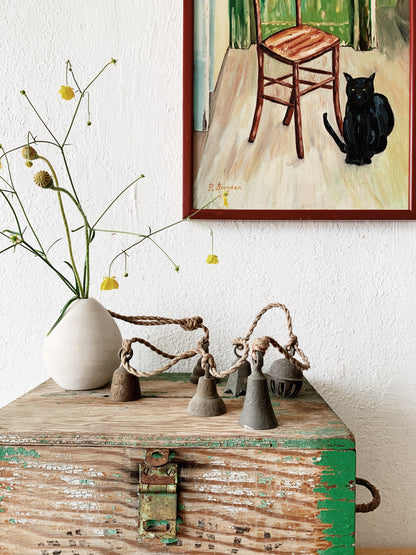 Antique Incised Brass Temple Bells