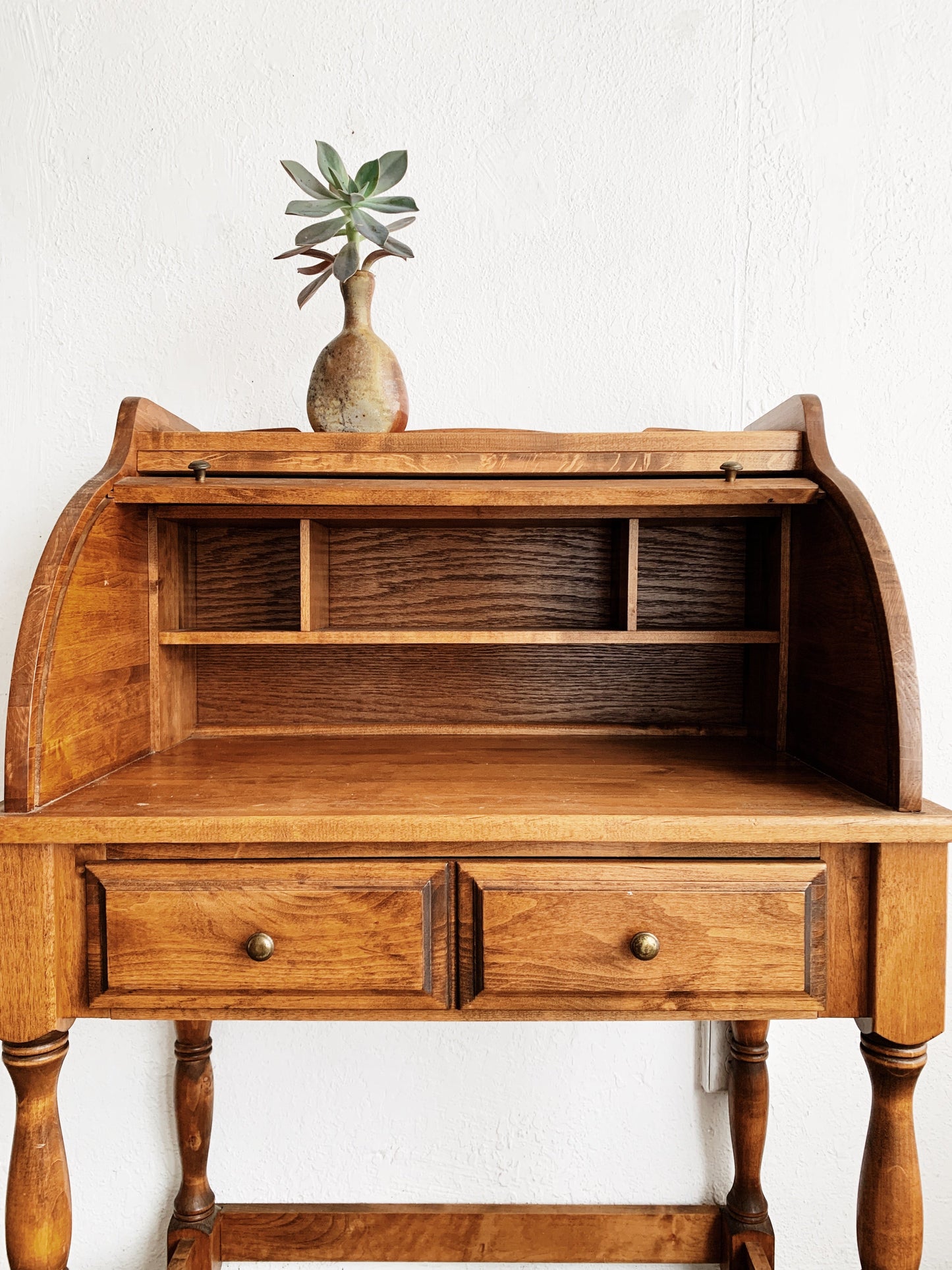 Vintage Oak Writing Desk