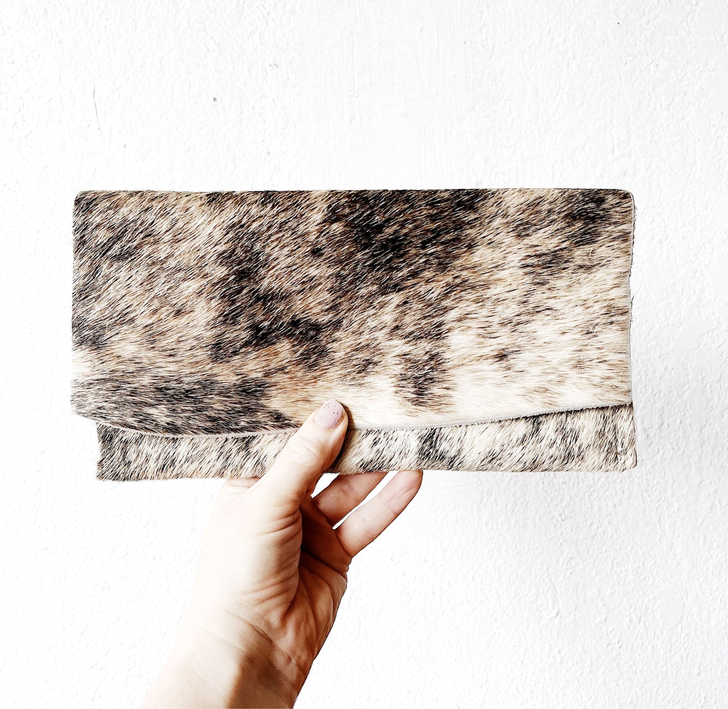 Handmade Hide Envelope Clutch