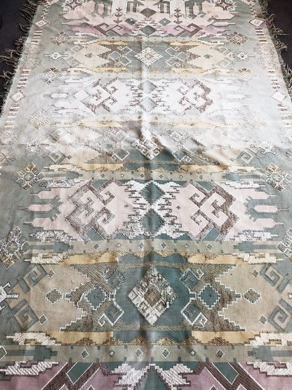Stunning Cotton Woven Tapestry / Rug